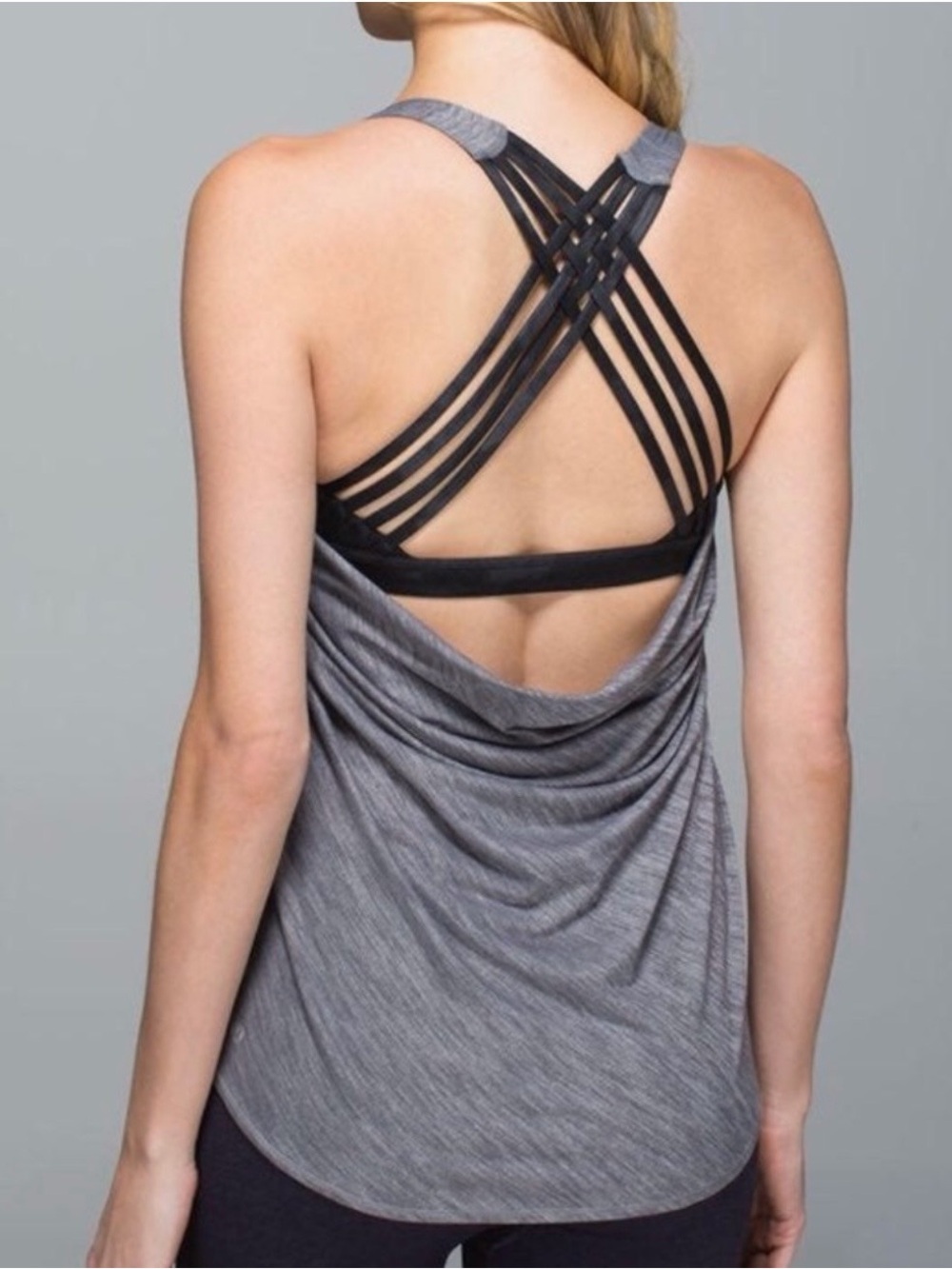 Lululemon Wild Tank in Grey and Black